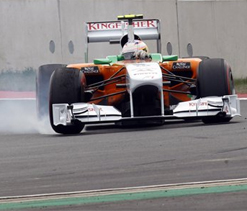 Resta gets one point for Force India from Korean GP