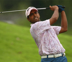 Lahiri sole Indian to shoot under-par round in Korea