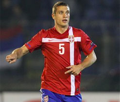 Serbia`s Vidic quits international football