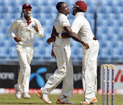 Fidel Edwards duo put Windies on top