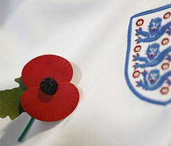 England can wear poppies on armbands, says FIFA