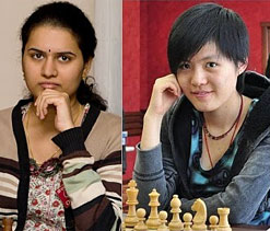 Humpy draws first game against Yifan Hou in World C`ship