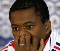 Patrice Evra concerned by growing injury list at Old Trafford