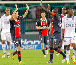 PSG back to winning ways with 3-2 win over Auxerre
