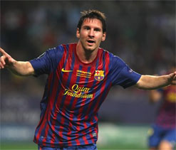 Messi leads Barca to Super Cup win over Porto