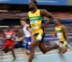 Usain Bolt reaches 100-meter final at worlds