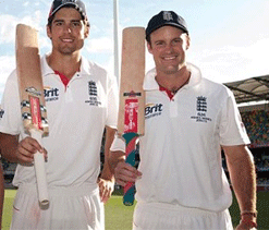 Cook aims for special 100th with partner Strauss