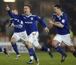 Cardiff reach League Cup final on penalties