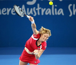 Kim Clijsters injured