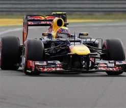 Mark Webber takes pole at Korean GP ahead of teammate Sebastian Vettel