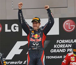 Red Bull's Sebastian Vettel wins Korean Grand Prix