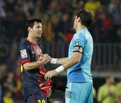 Iker Casillas is one of the best goalkeepers in the world: Lionel Messi