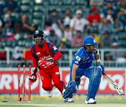 CLT20: Mumbai Indians lose as McKenzie, Quinton shine for Lions