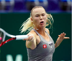 Wozniacki beats Arvidsson to reach Kremlin Cup final