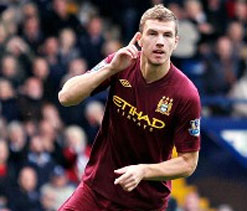 Dzeko saves Manchester City with dramatic double to beat West Brom