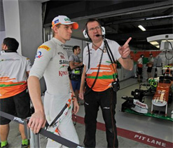 Force India a happy unit with four points from home race