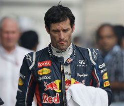 Webber walks out of press conference