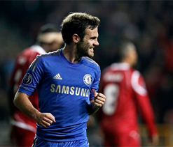 Juan Mata at the double as Chelsea run riot