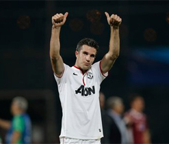 Robin van Persie shines in Manchester United’s victory