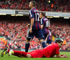 Rodgers leaps to Suarez’s defence after ‘vilification’ over diving antics