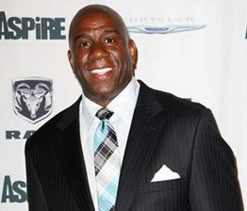 NBA legend Magic Johnson is a fan of Lionel Messi
