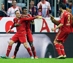 Top-flight clubs victorious in German Bundesliga