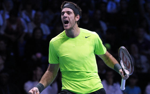 Juan Martin del Potro beats Roger Federer in London
