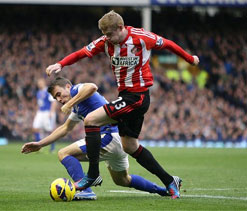 Everton beat Sunderland 2-1 to stay in top four