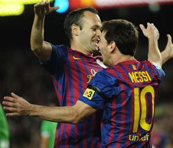 Iniesta says Messi worlds’ best not only for goals but general game