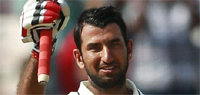 India vs England 2012, 2nd Test: Cheteshwar Pujara props up India with second consecutive ton