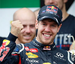 Vettel says Senna inspired him to complete hat trick of F1 titles