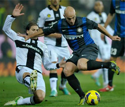 Parma defeat Inter Milan 1-0 in Serie A