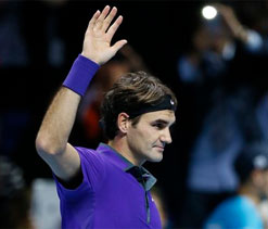 Roger Federer defeats David Ferrer, advances to semifinals of ATP World Tour Finals