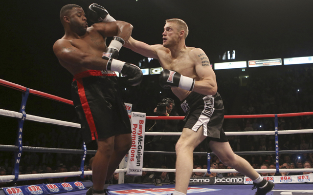 Andrew Flintoff wins debut boxing match
