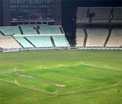 Sand bunkers, watch towers for Eden Test