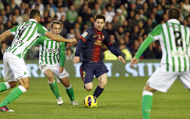 Lionel Messi breaks Muller's record in Barcelona’s 2-1 win over Betis