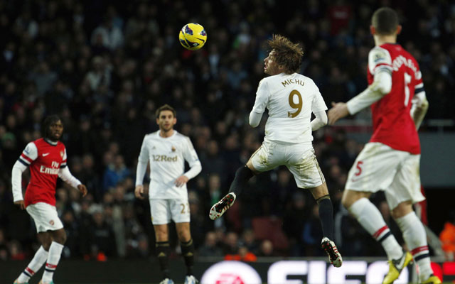 Swansea beat Arsenal 2-0 at Emirates stadium in EPL
