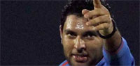 All-round show by Yuvraj helps India win Pune T20I by five wickets