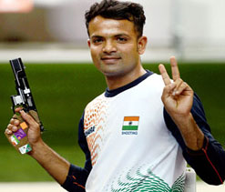 Pistol shooter Vijay Kumar World No.2