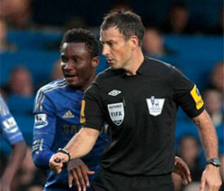 Chelsea midfielder Mikel given three-game ban for part in Clattenburg row