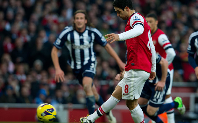 Mikel Arteta double hands Arsenal 2-0 win over West Brom