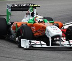 Bianchi`s mistake costs Force India track time