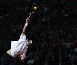 Isner thanks Courier after halting Federer
