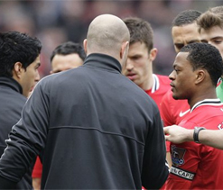 United win overshadowed by Suarez-Evra spat