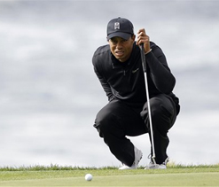 Tiger ominously on the prowl at Pebble Beach