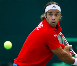 Gonzalez eliminated in 1st round of Brazil Open