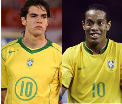 Ronaldinho in Brazil squad, Kaka out