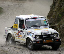 Rana & Naik maintain lead on Day Two of Desert Storm