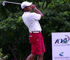 Lahiri leads pack at SAIL-SBI Open golf