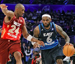 Bryant, West hold on to win NBA All-Star game